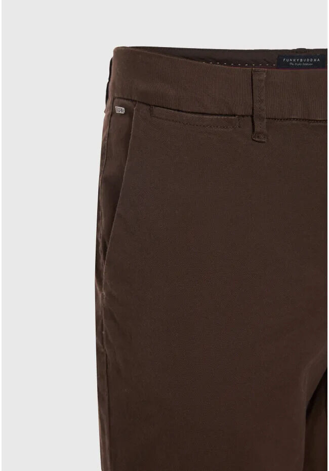 Funky Buddha Ανδρικό chino παντελόνι FBM014-001-02