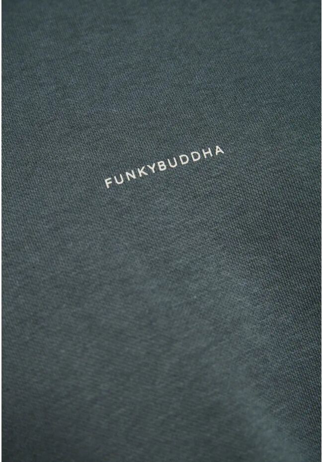 Funky Buddha Ανδρική φούτερ ζακέτα με κουκούλα FBM014-001-06