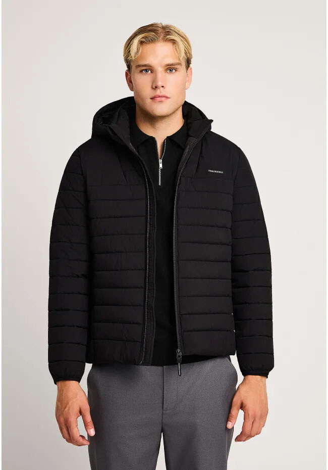 Funky Buddha Ανδρικό καπιτονέ μπουφάν traveller με κουκούλα FBM014-002-01