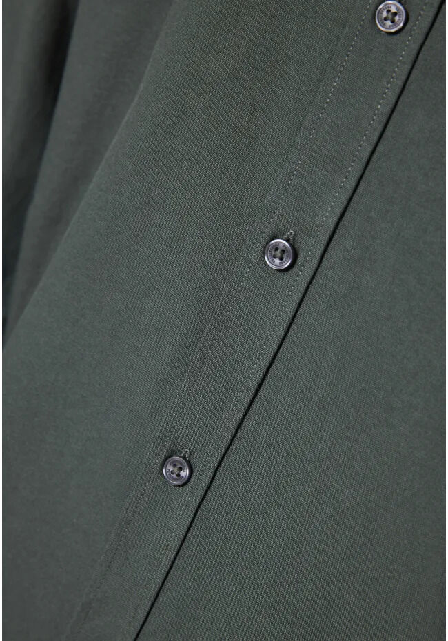 Funky Buddha Ανδρικό basic πουκάμισo από βαμβάκι με γιακά button-down FBM014-002-05