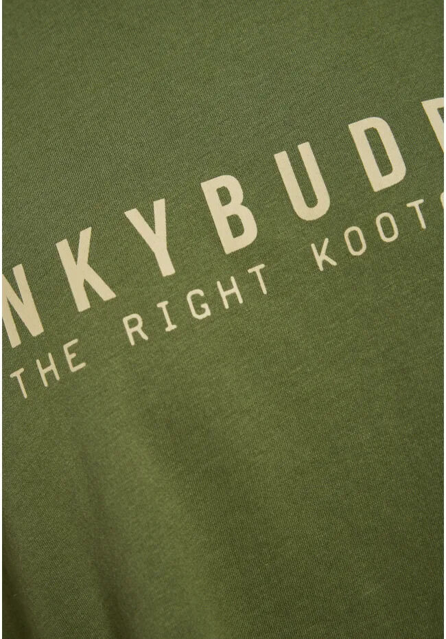 Funky Buddha Ανδρική μακρυμάνικη μπλούζα με λογότυπο FBM014-002-07