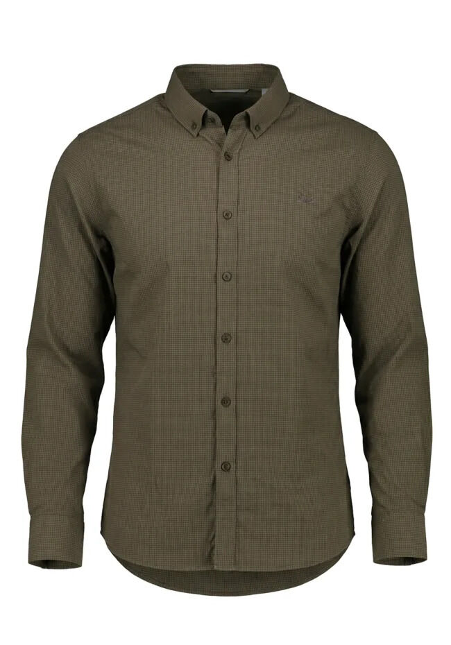 Funky Buddha Oxford button-down πουκάμισο με καρό μοτίβο FBM014-004-05