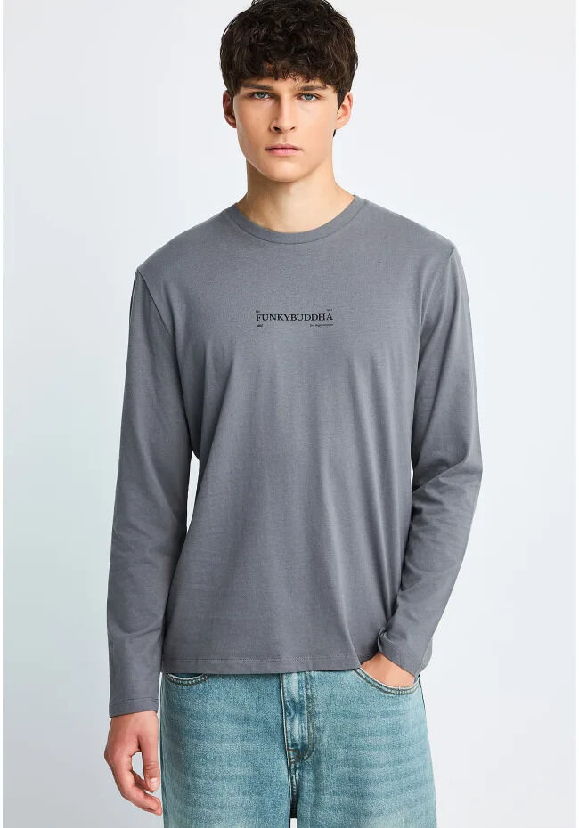 Funky Buddha Ανδρικό longsleeve t-shirt FBM014-005-07