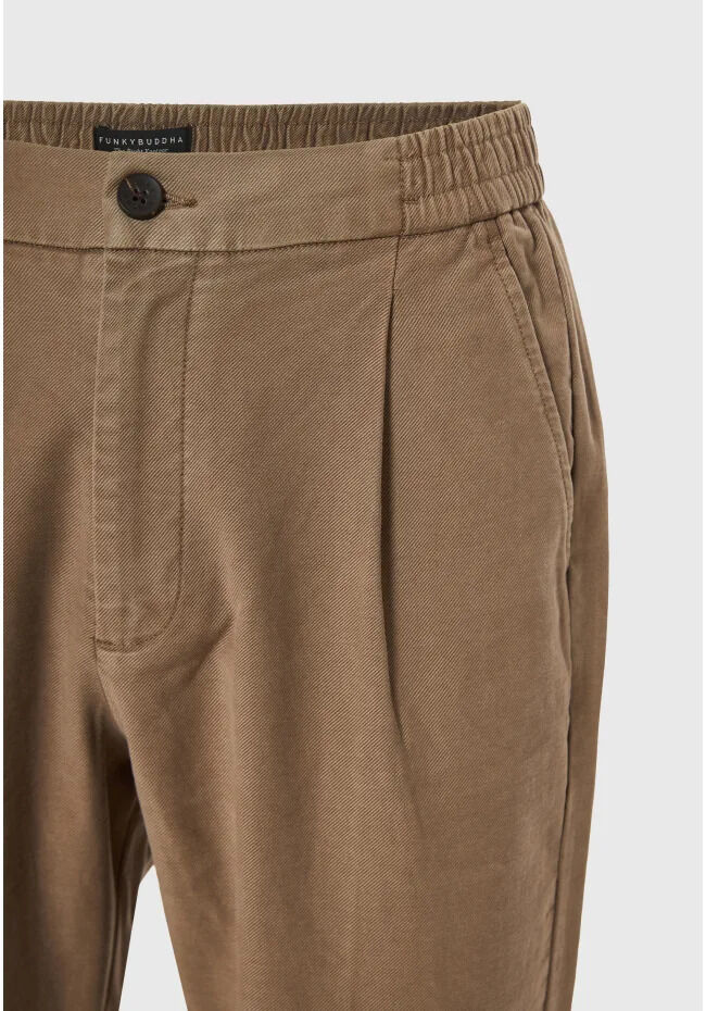 Funky Buddha Ανδρικό chino παντελόνι loose tapered FBM014-007-02