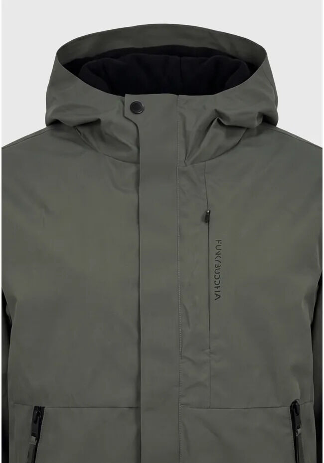 Funky Buddha Ανδρικό casual μπουφάν με κουκούλα FBM014-008-01