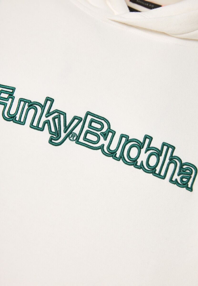 Funky Buddha Ανδρικό hoodie με ανάγλυφο logo FBM014-030-06