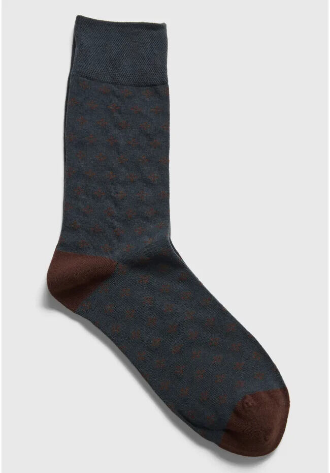 Funky Buddha Κάλτσες με mini γεωμετρικά μοτίβα FBM014-378-10