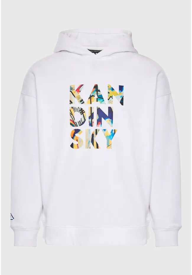 Funky Buddha Φούτερ relaxed fit με κουκούλα Kandinsky - FUNKY BUDDHA x apoh London FBU014-605-06