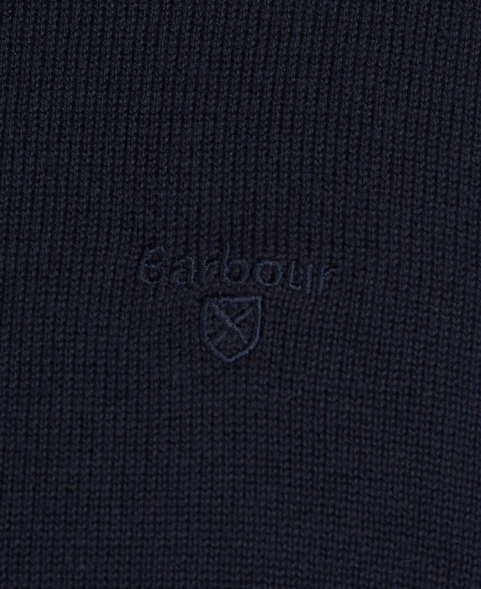 Barbour Ανδρικό Half Zip Πλεκτό Πουλόβερ MKN1074NY91