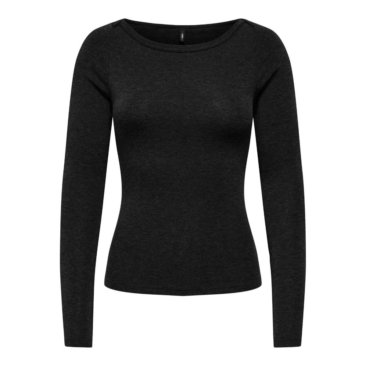 Only Dolly L/s Boatneck Top 15379321 Μαύρο