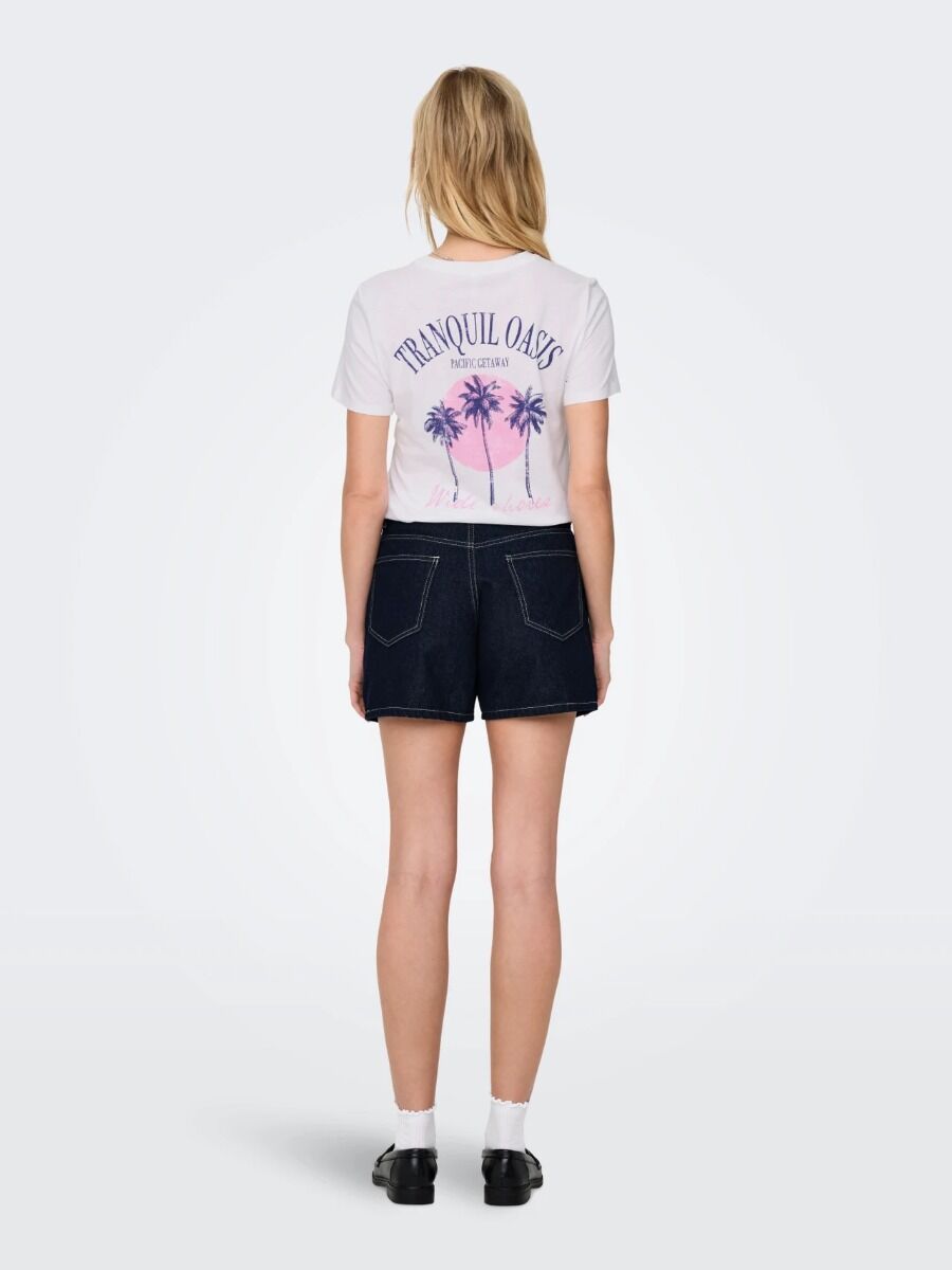 Only PHINE Ψηλόμεσο Denim σορτς 15196224 