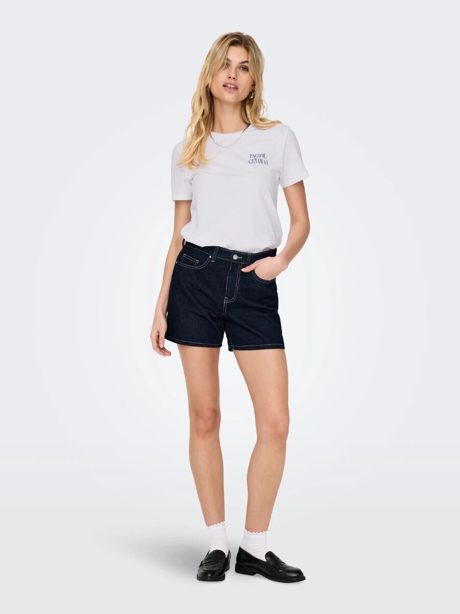 Only PHINE Ψηλόμεσο Denim σορτς 15196224 