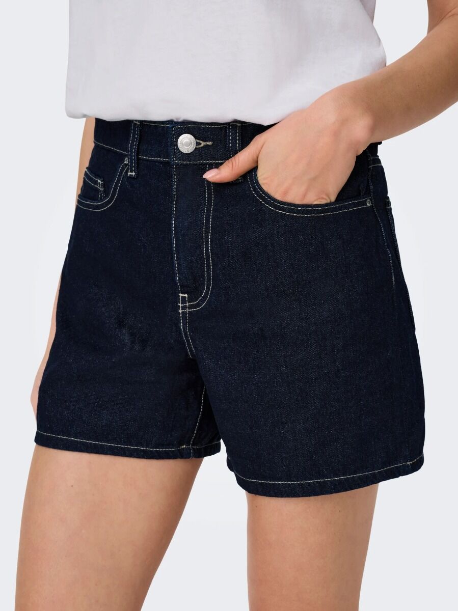 Only PHINE Ψηλόμεσο Denim σορτς 15196224 