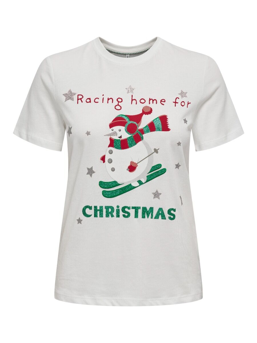 Only XMas Life Yrsa Christmas Γυναικείο Κοντομάνικο T-Shirt με Τύπωμα 15219616