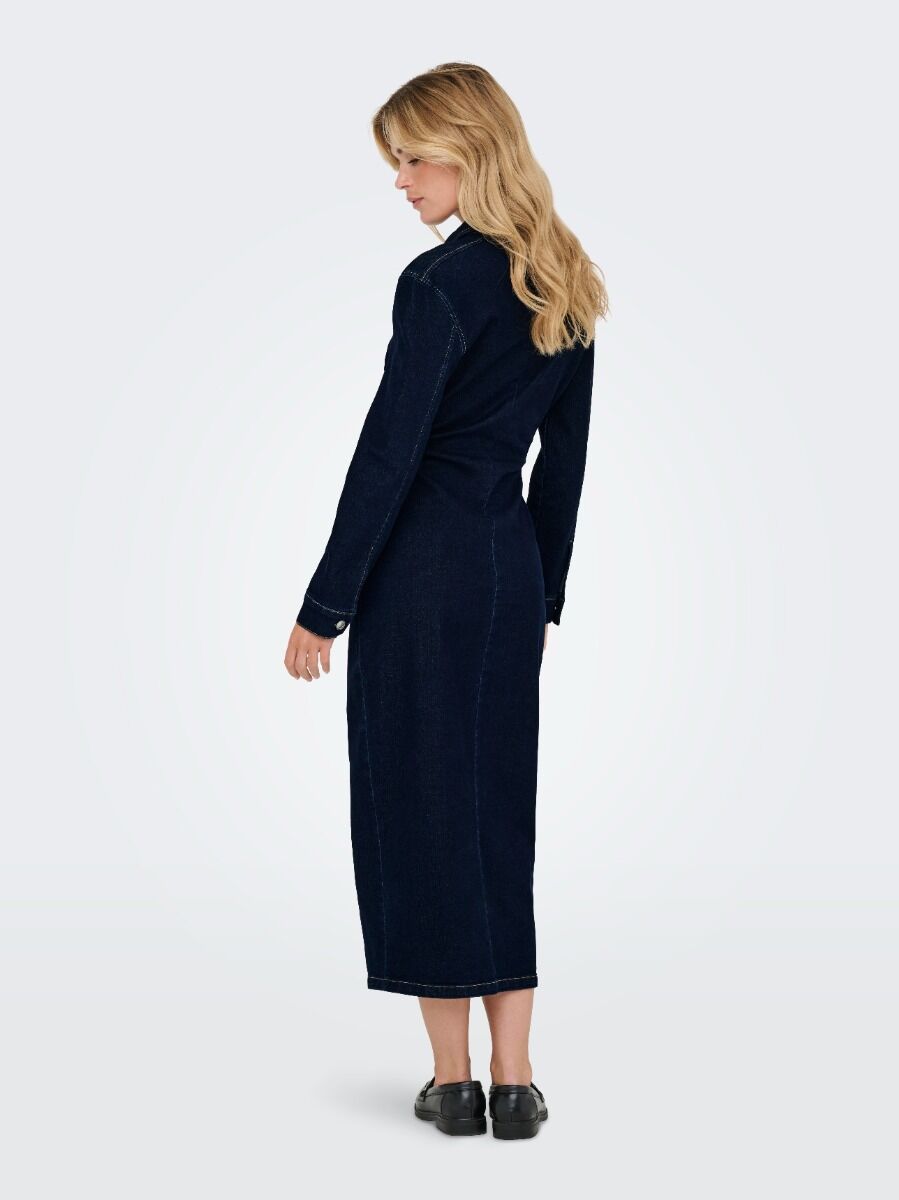 Only Caitlin Γυναικείο Maxi Denim Φόρεμα 15353746