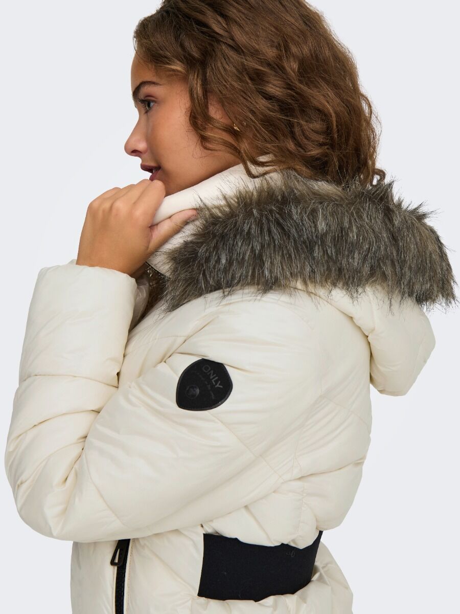 Only Hope Γυναικείο Puffer Μπουφάν με Κουκούλα 15322003