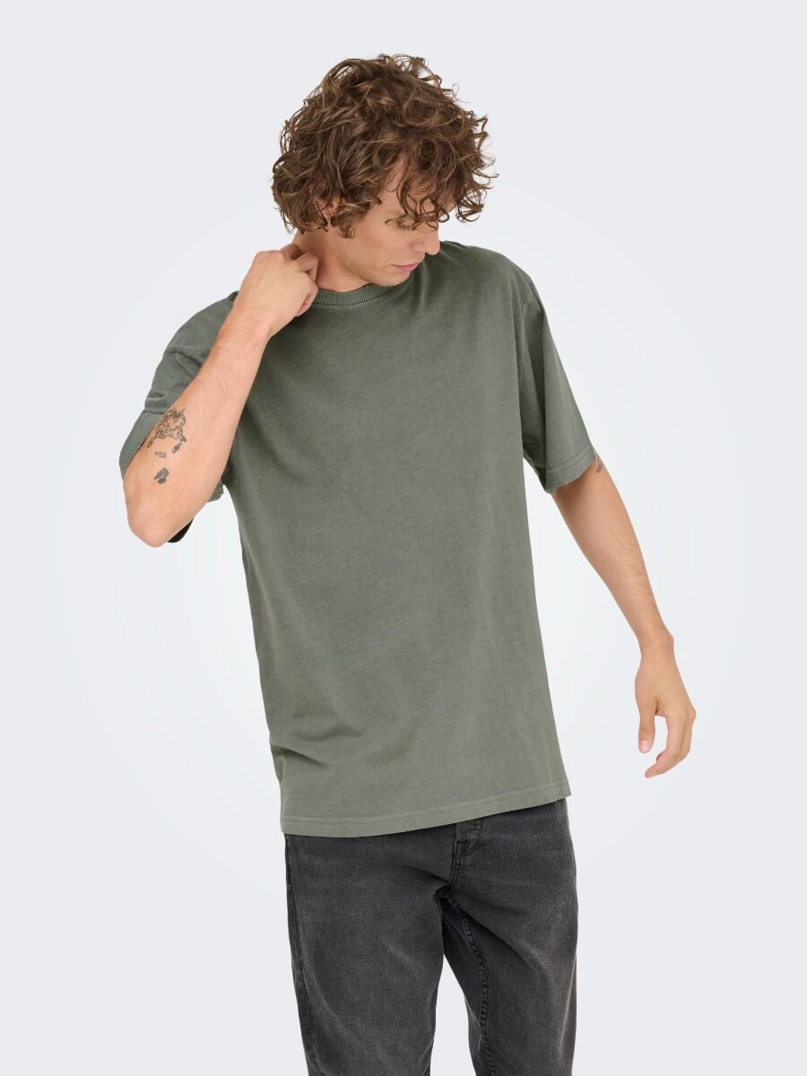 Only and Sons Distress Ανδρικό Relaxed Fit T-Shirt 22030505