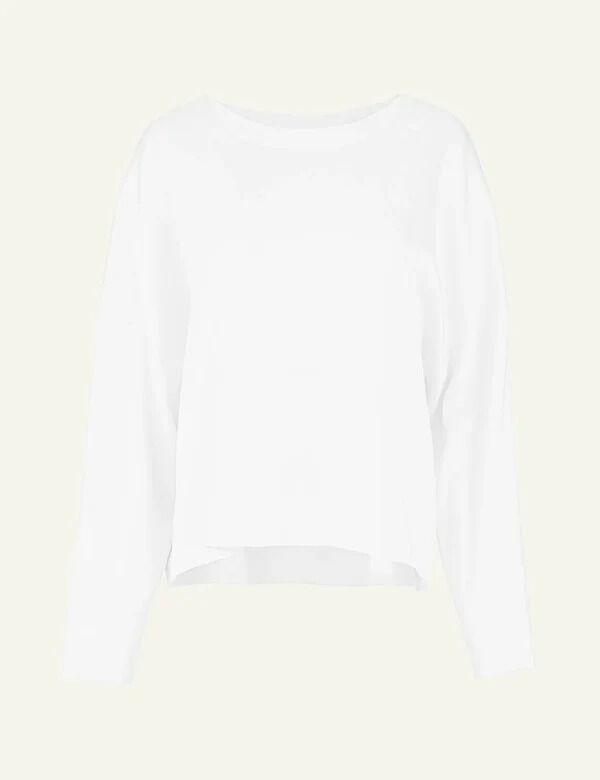 Philosophy Satin Sandwashed Top BL12088 Σπασμένο Λευκό