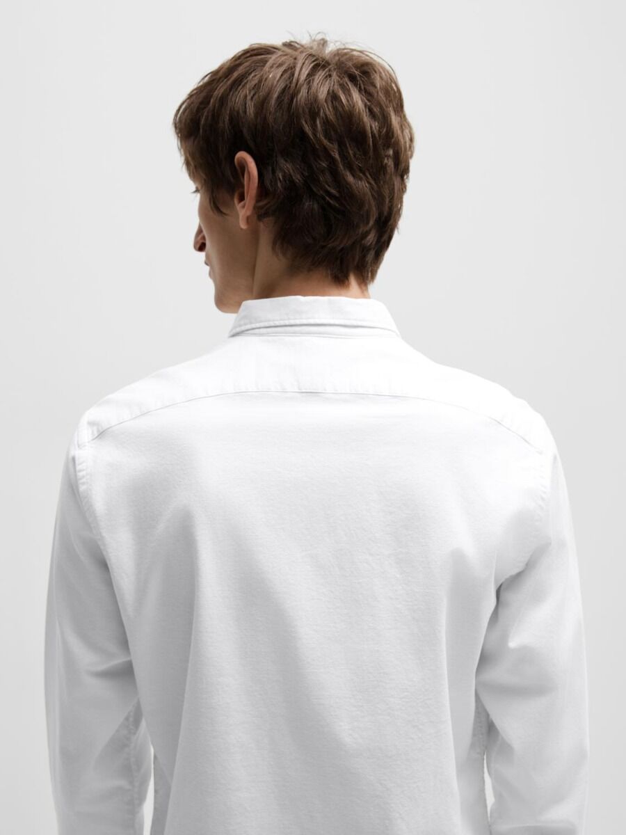Selected Regrick-ox LS Noos Ανδρικό Πουκάμισο 16077359 White