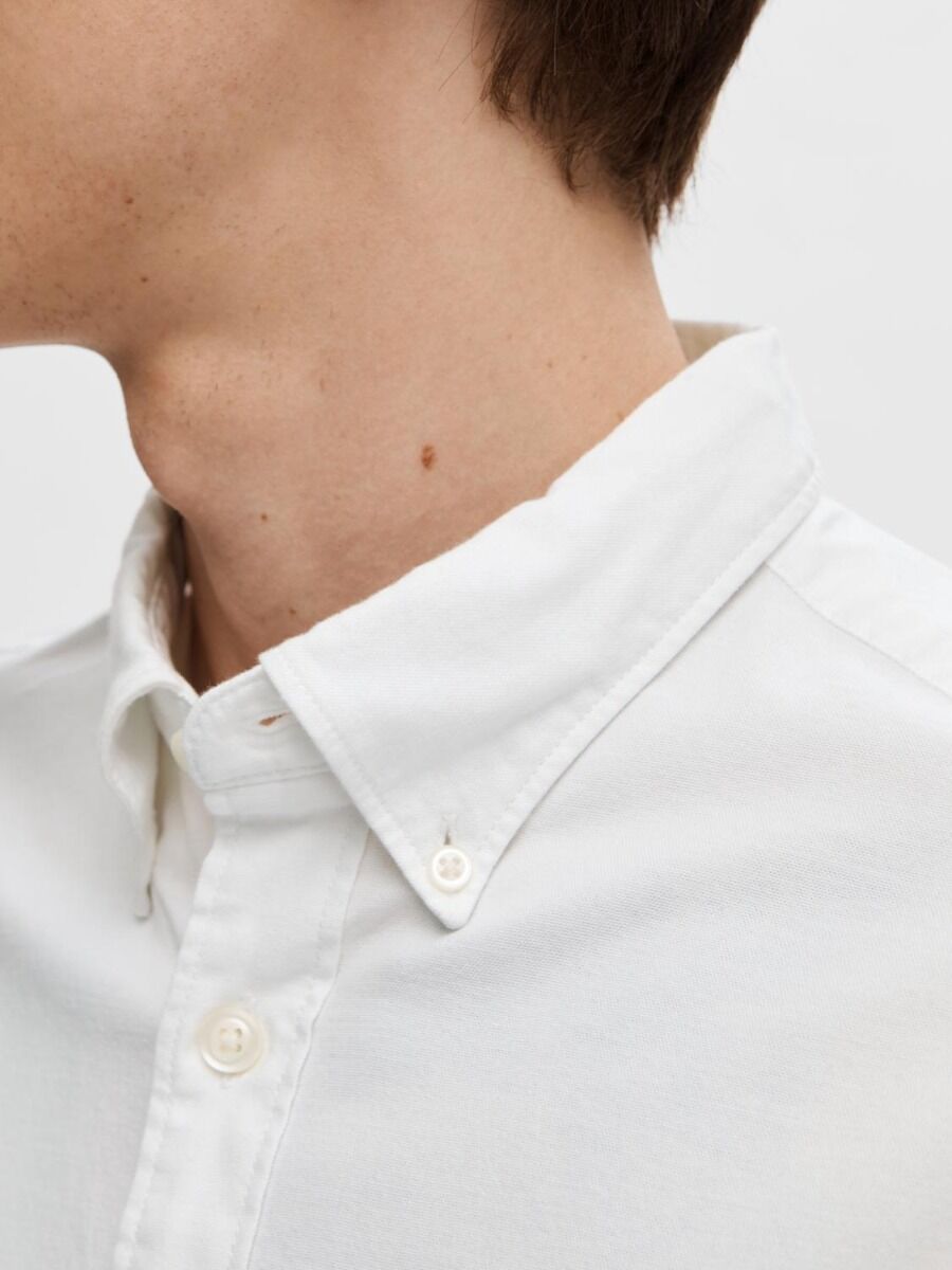 Selected Regrick-ox LS Noos Ανδρικό Πουκάμισο 16077359 White