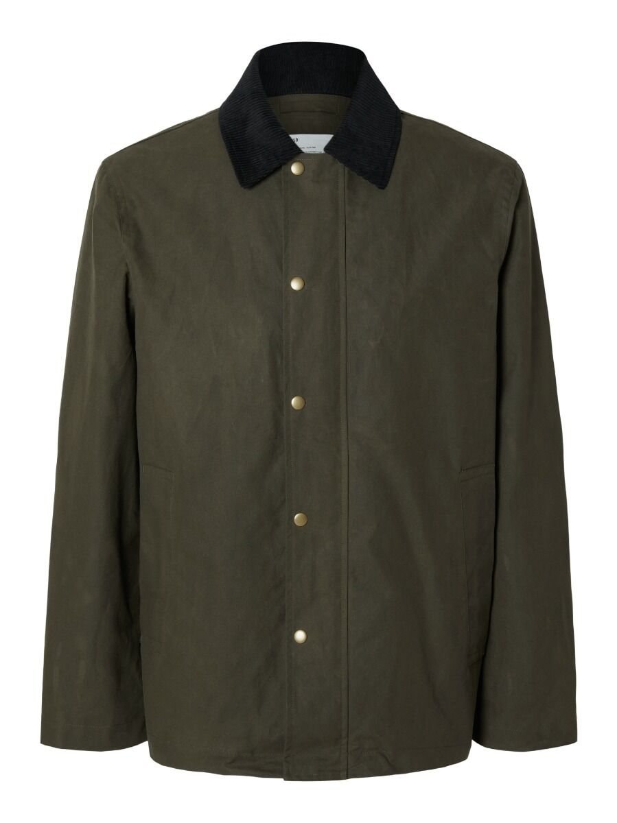 Selected Walter Waxed Ανδρικό Jacket 16094041 Grape Leaf