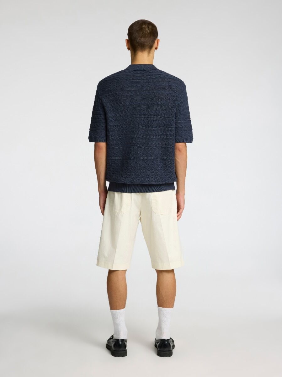 Selected Dalton Ανδρικό Πλεκτό Κοντομάνικο Shirt 16098864