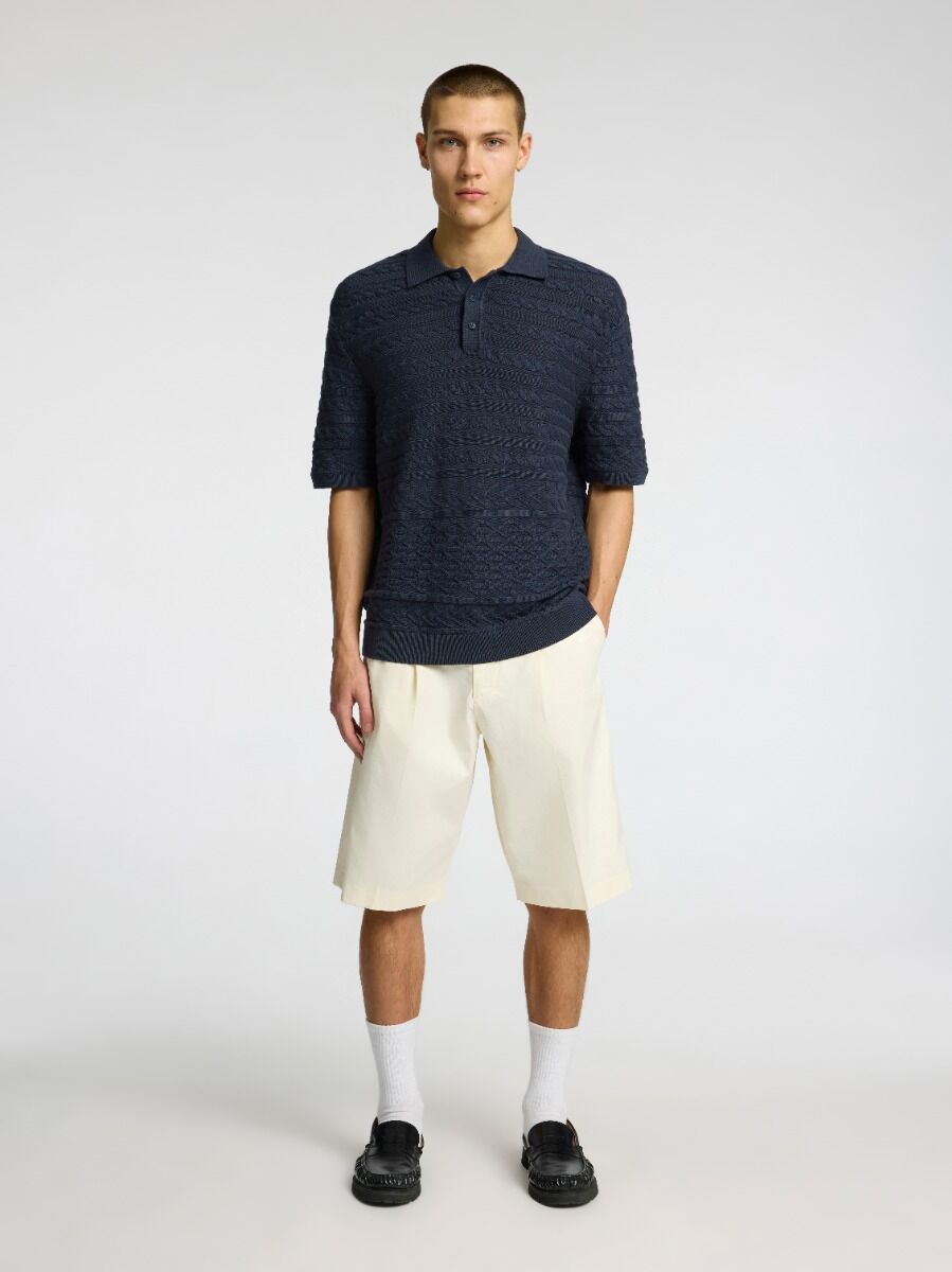 Selected Dalton Ανδρικό Πλεκτό Κοντομάνικο Shirt 16098864