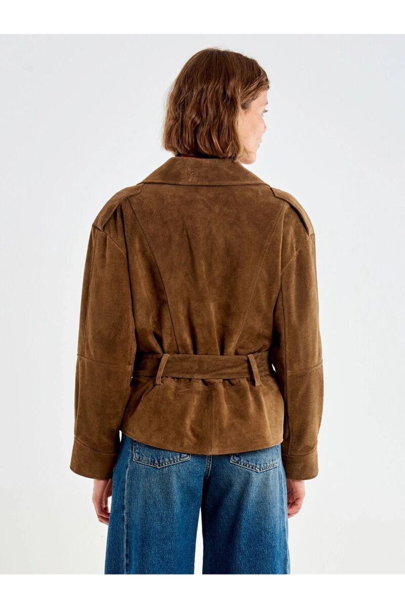 Γυναικείο Leather Jacket Suede Vicolo TAC0345