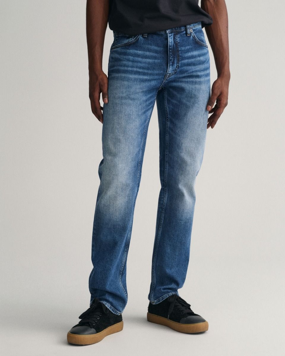 Gant Regular Fit Ανδρικό Jeans 1000261-973 Denim ΑΝΔΡΑΣ>ΡΟΥΧΑ>ΠΑΝΤΕΛΟΝΙΑ