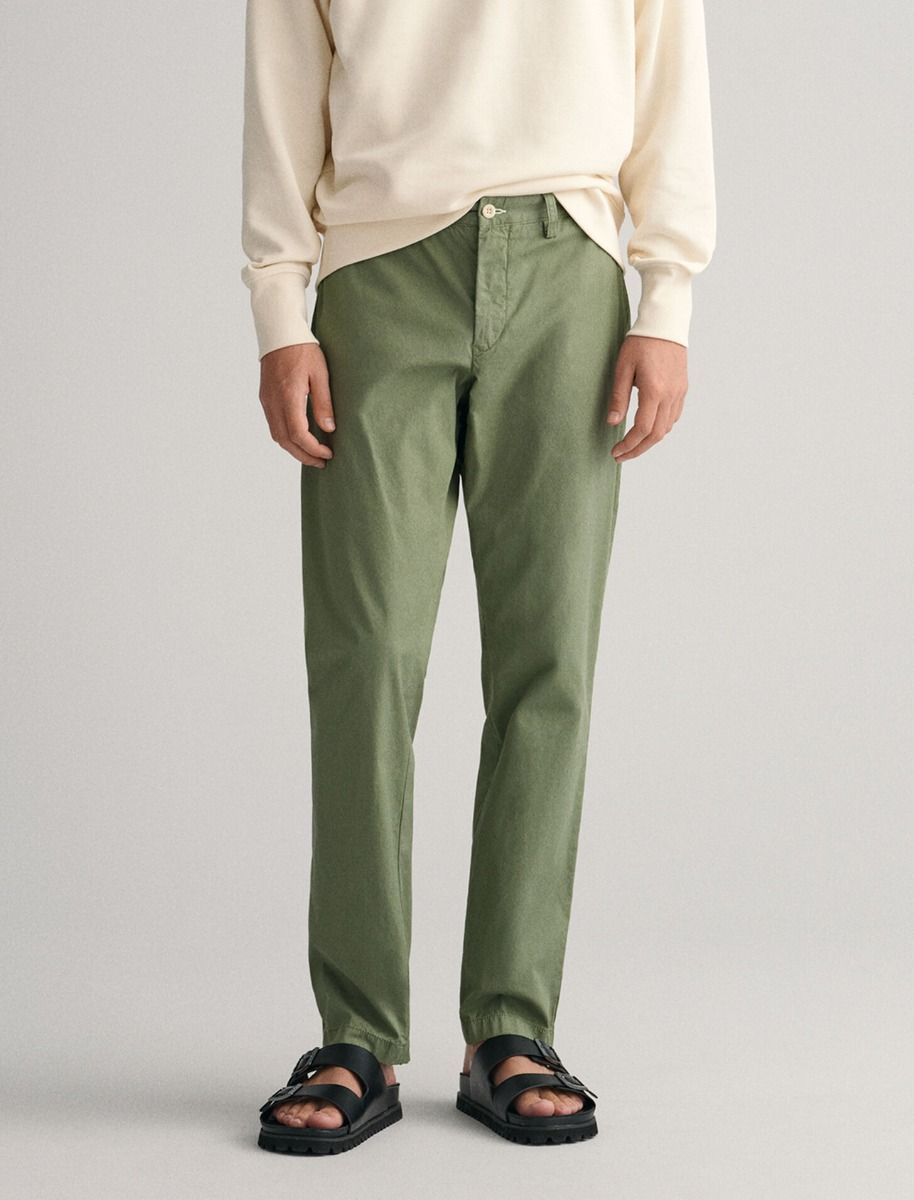 Gant Ανδρικό Παντελόνι Chino 1500368-362 Πράσινο X-MAS OFFERS>ΑΝΔΡΑΣ>ΡΟΥΧΑ