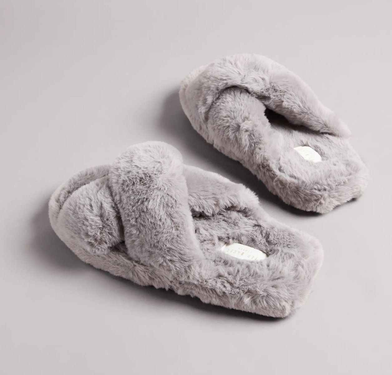 Ted Baker LOPPLY Γυναικεία Faux Fur Slippers 254618