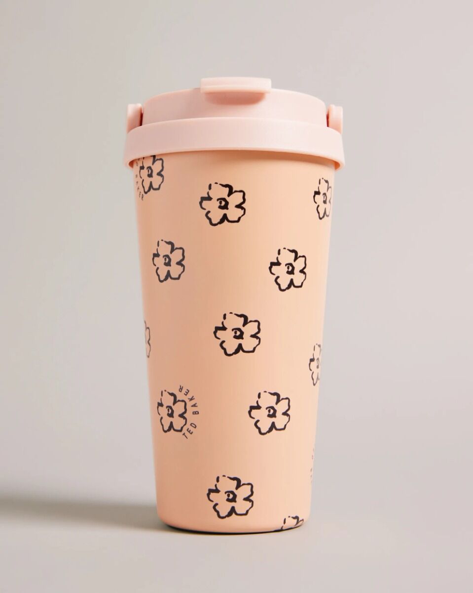 Ted Baker BETTANI Magnolia Print 450ml Travel Cup 265366