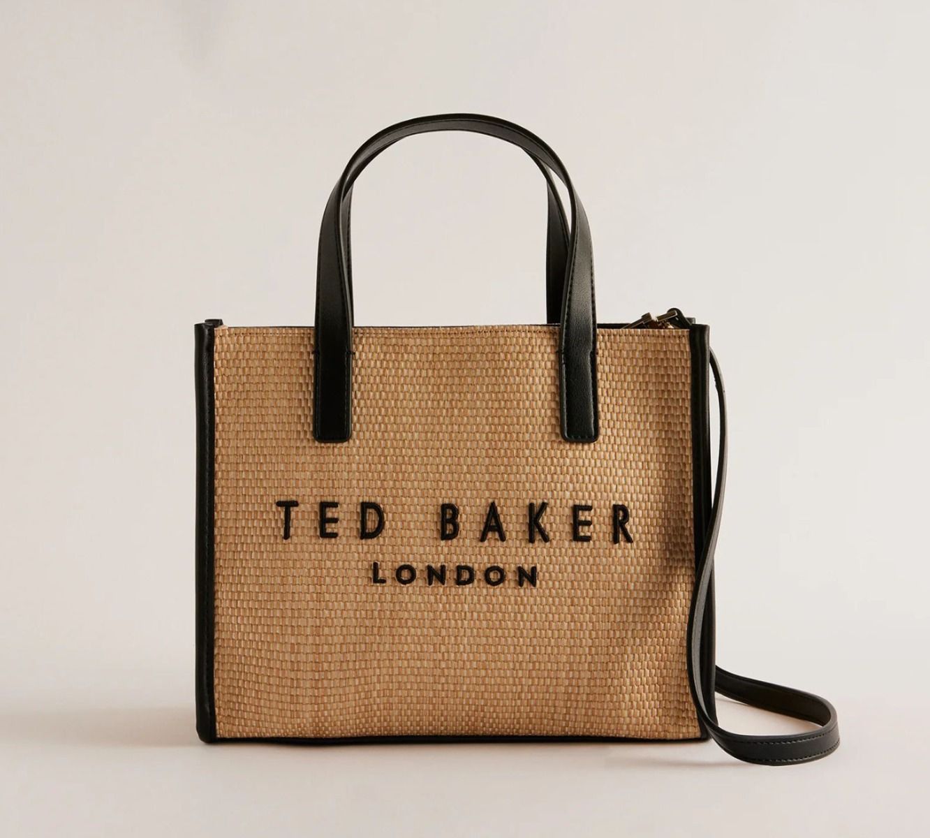 Ted Baker PAOLINA Raffia Texture Small Icon Crossbody Τσάντα 275174 Μπέζ NEW ARRIVALS>ΓΥΝΑΙΚΑ>ΤΣΑΝΤΕΣ - ΑΞΕΣΟΥΑΡ