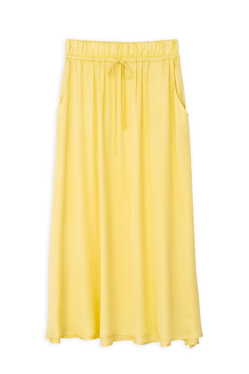 Philosophy Satin Fine Skirt SK3096 Κίτρινο ΓΥΝΑΙΚΑ>ΡΟΥΧΑ>ΦΟΥΣΤΕΣ