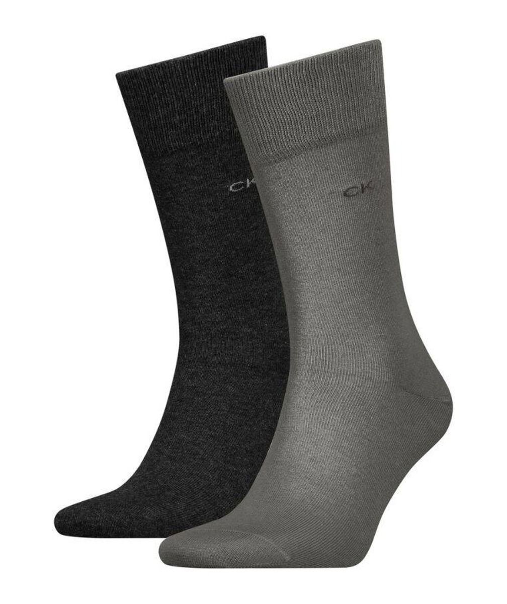 Calvin Klein Ανδρικές Κάλτσες 2 Ζεύγη 701218631-013 Σκούρο Γκρί ΑΝΔΡΑΣ>ΑΞΕΣΟΥΑΡ>ΚΑΛΤΣΕΣ