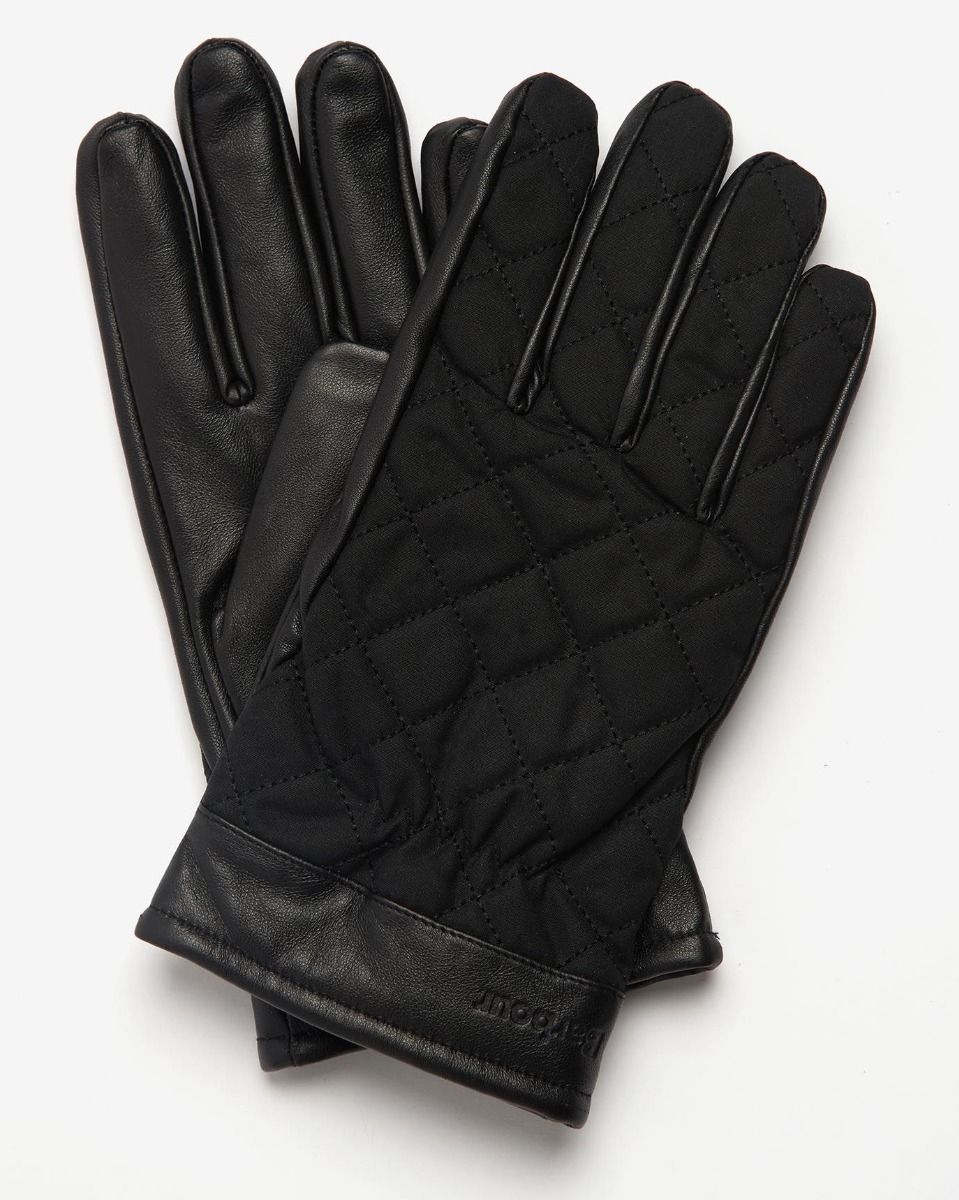 Barbour Dalegarth Ανδρικά Δερμάτινα Γάντια MGL0097BK11 Μαύρο