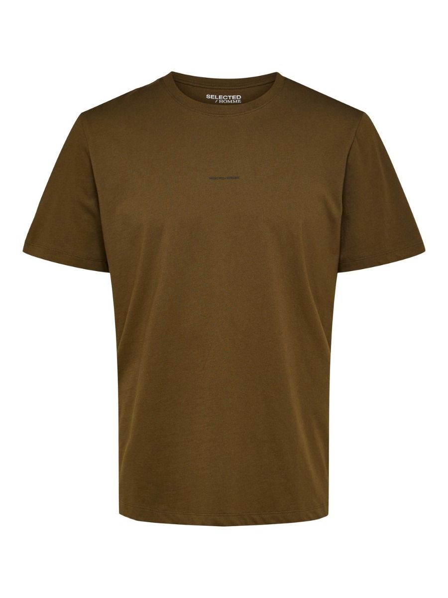 Selected Aspen Ανδρικό Κοντομάνικο T-Shirt 16090740 Χακί ΑΝΔΡΑΣ>ΡΟΥΧΑ>ΜΠΛΟΥΖΕΣ