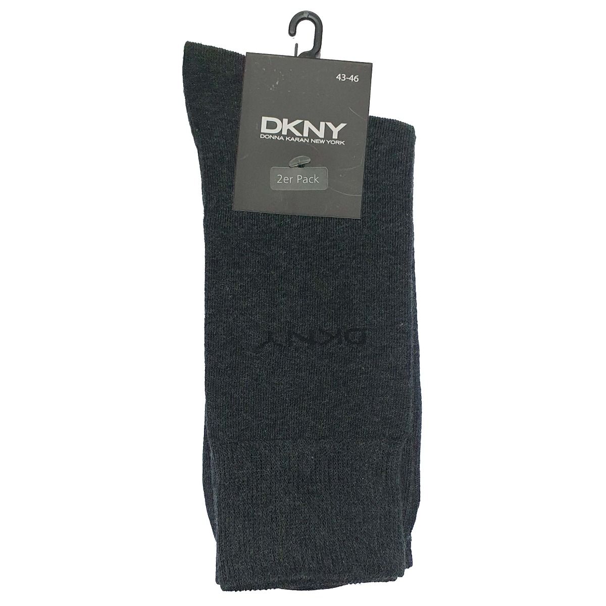 DKNY Ανδρικές Κάλτσες Σετ των 2 Σκούρο Γκρί NEW ARRIVALS>ΑΝΔΡΑΣ>ΤΣΑΝΤΕΣ - ΑΞΕΣΟΥΑΡ