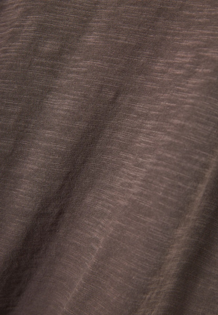 Funky Buddha Γυναικείο βαμβακερό tank top FBL013-108-04 Καφέ