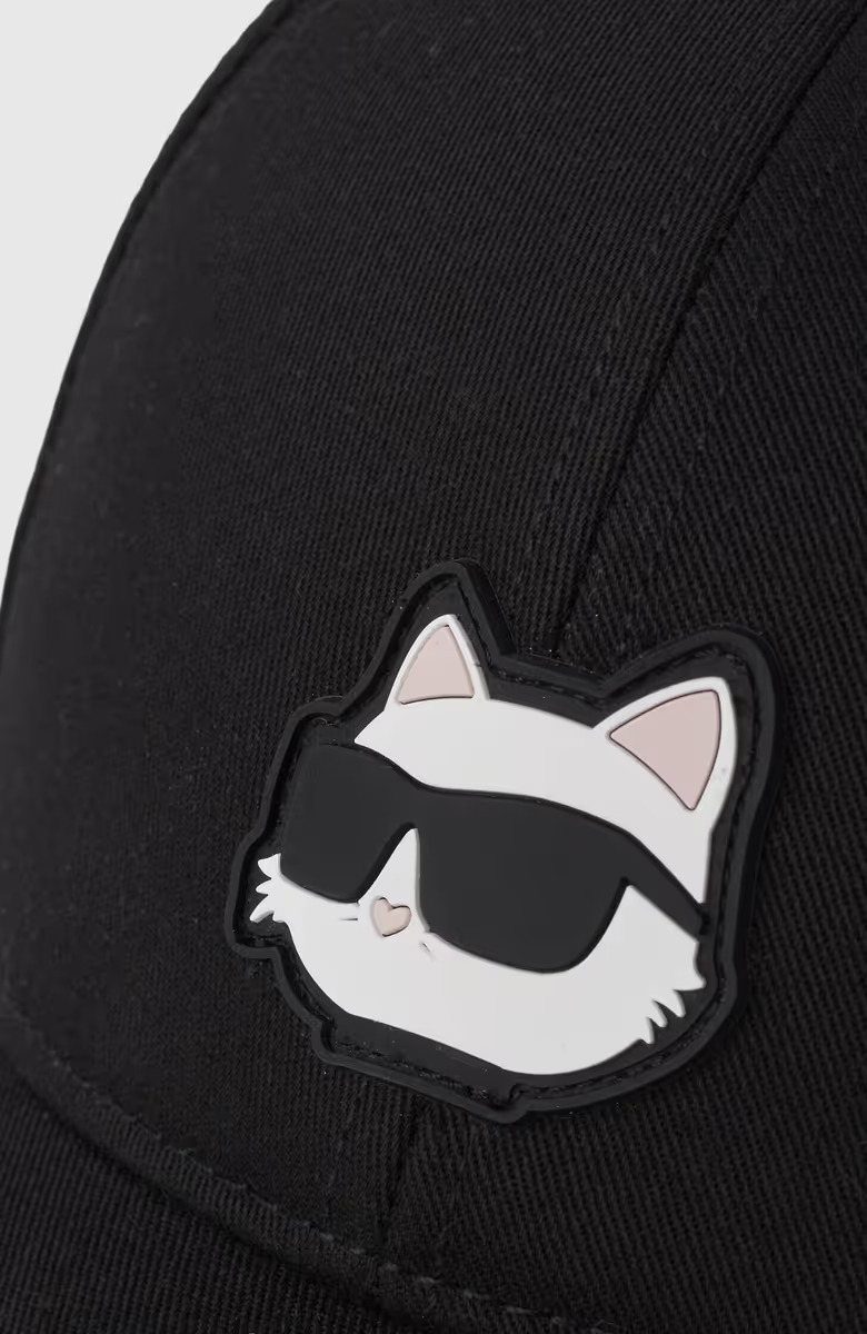 Karl Lagerfeld K/Ikonik 2.0 Choupette Cap 24OW3431 Μαύρο φωτογραφία