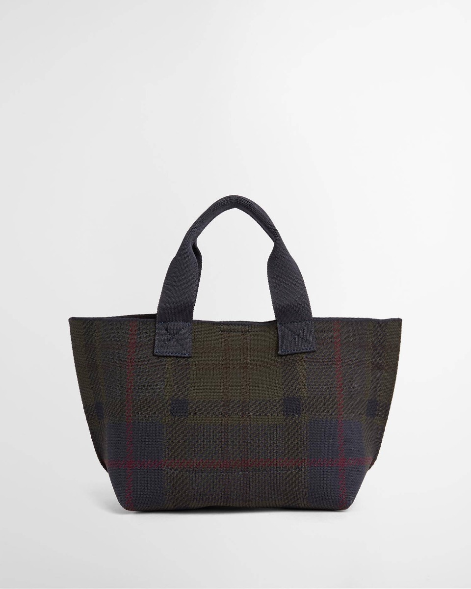 Barbour Barbour Layla Tartan Mini Tote Bag LBA0518TN43 Καρώ - 4