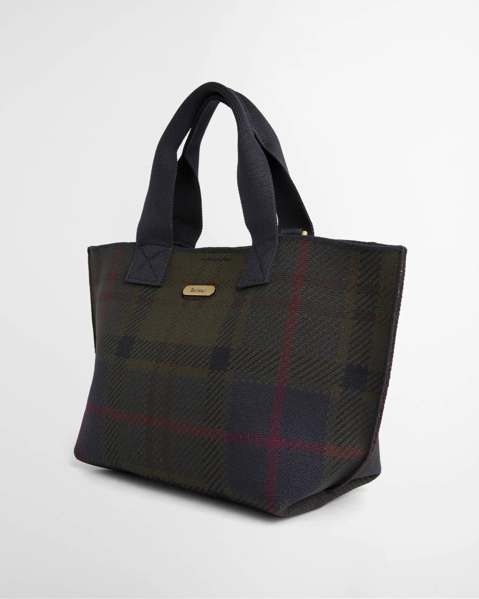 Barbour Barbour Layla Tartan Mini Tote Bag LBA0518TN43 Καρώ - 3