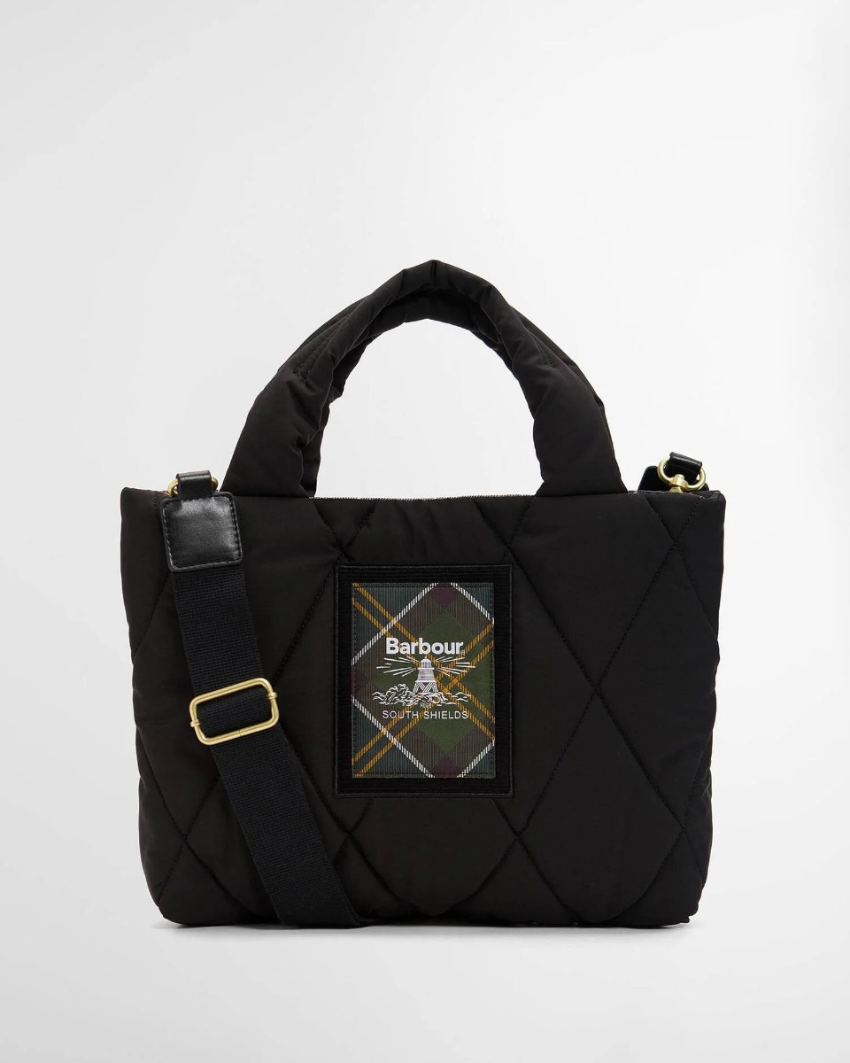 Barbour Connie Mini Quilted Tote Bag LBA0551BK31 Μαύρο
