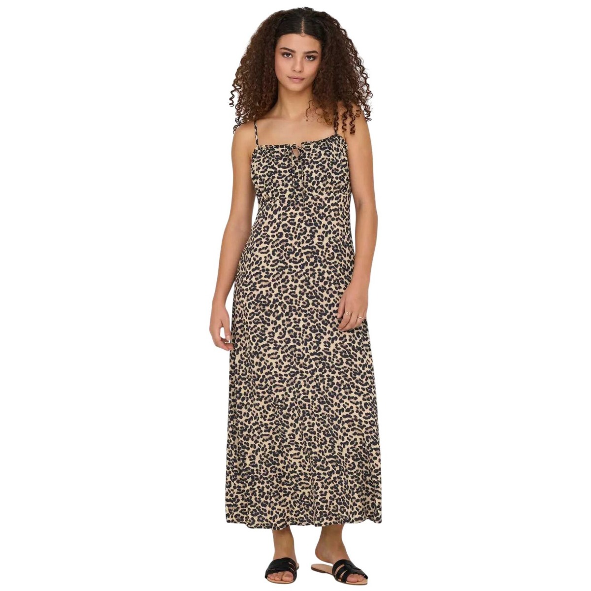 Only Nelly Life Alexa Midi Dress 15322844 Λεοπάρ φωτογραφία