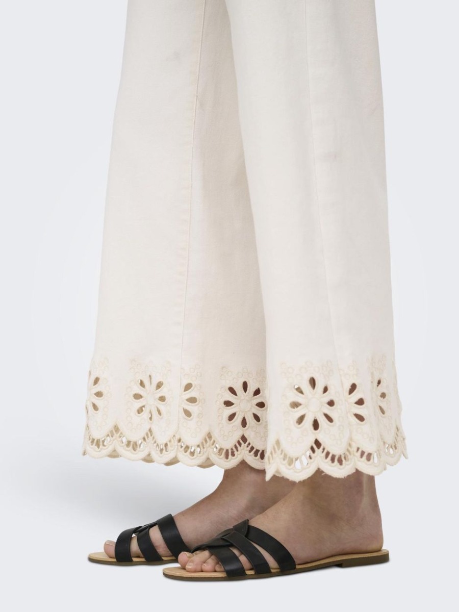 Only Madison Hw Crop Wide Bro Angl Dnm Gua 15372378 Λευκό φωτογραφία