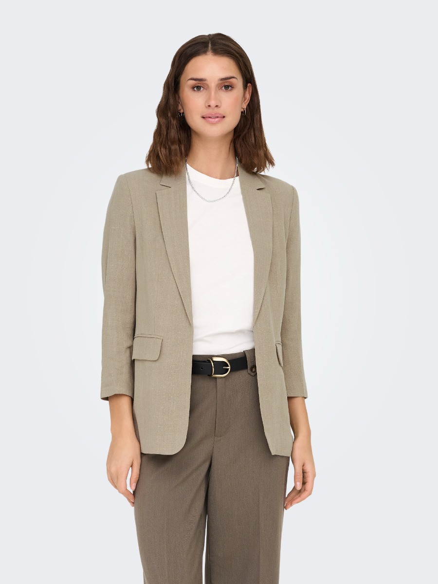 Only Solvi Γυναικείο Blazer 15338696 Μπέζ φωτογραφία