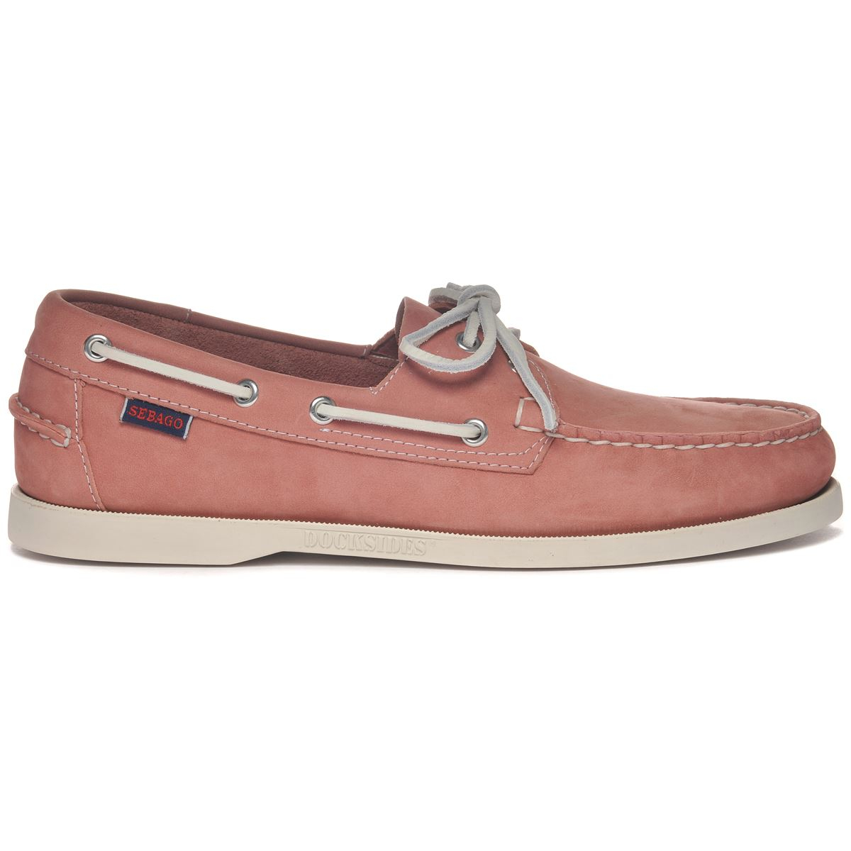 Sebago Docksides Portland Ανδρικά Nubuck Παπούτσια L7000GA0-A22R Ρόζ φωτογραφία