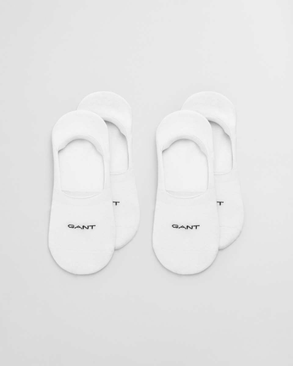 Gant Invisible Socks 2-Pack 9960257 Λευκό