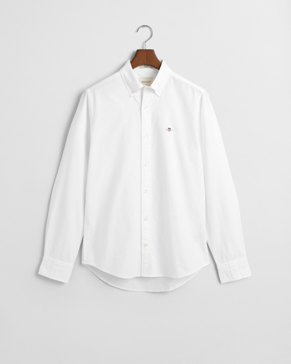 Gant Aνδρικό Slim Fit Classic Oxford Shirt 3000202 Λευκό